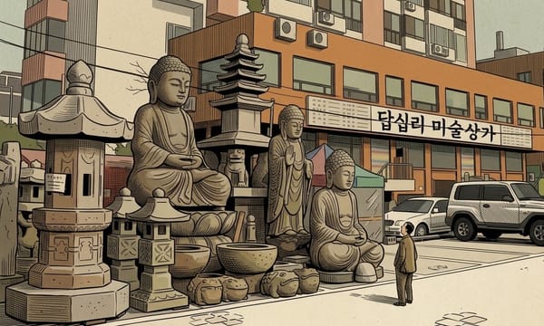 시간을 파는 곳 '답십리 고미술상가'